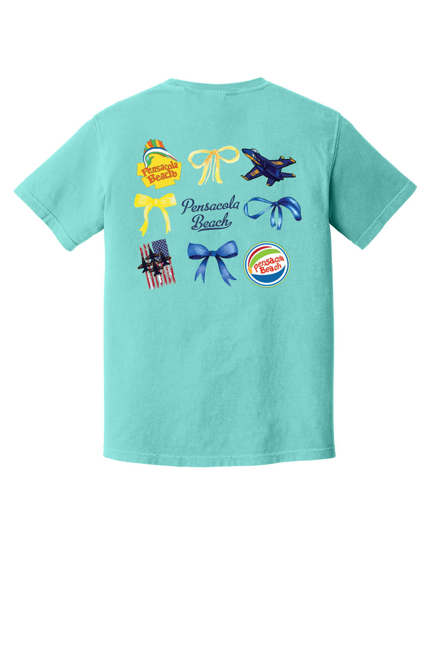 Pensacola Beach BA Comfort Colors-Coquette Design