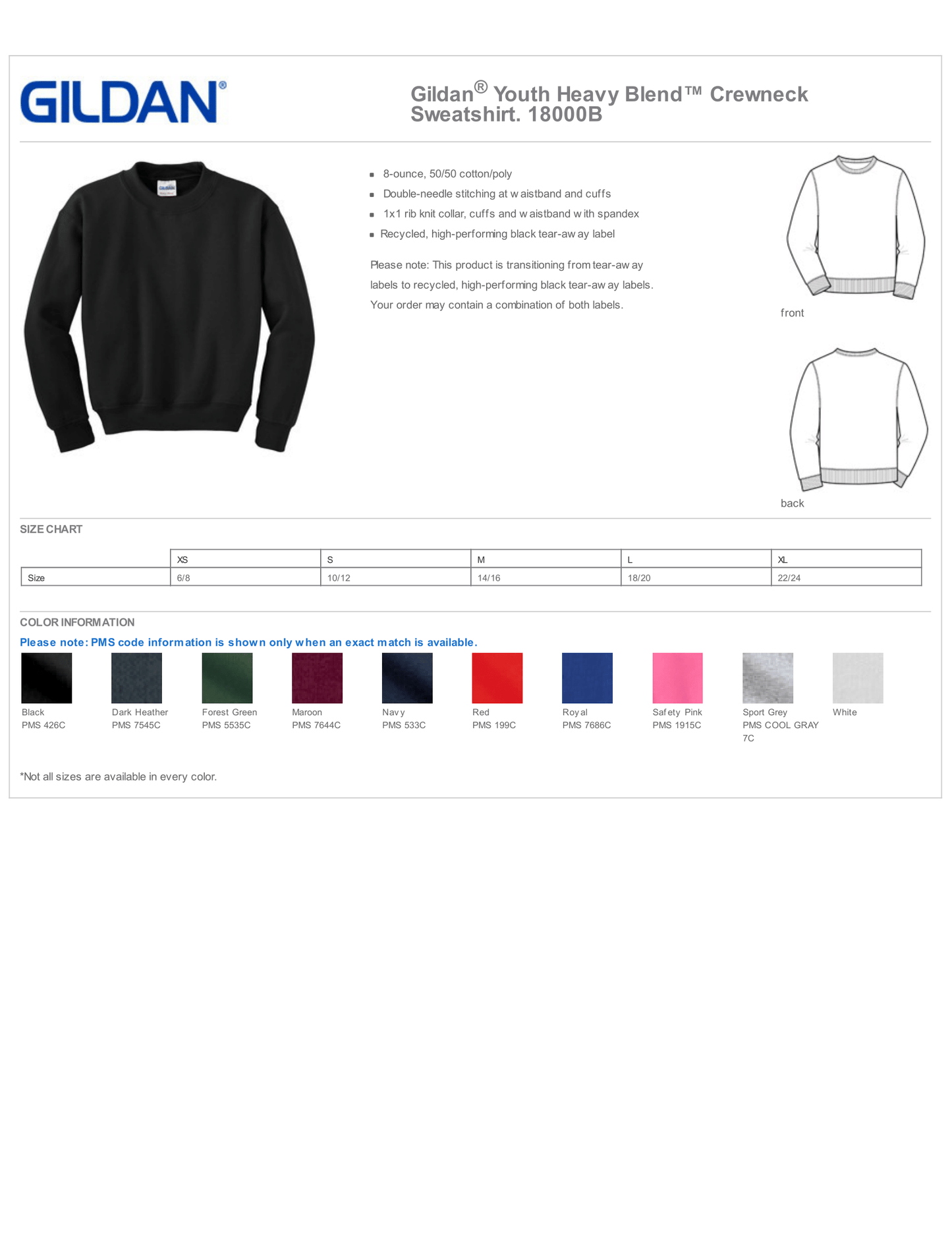 Oakcrest Elementary White Sweatshirt