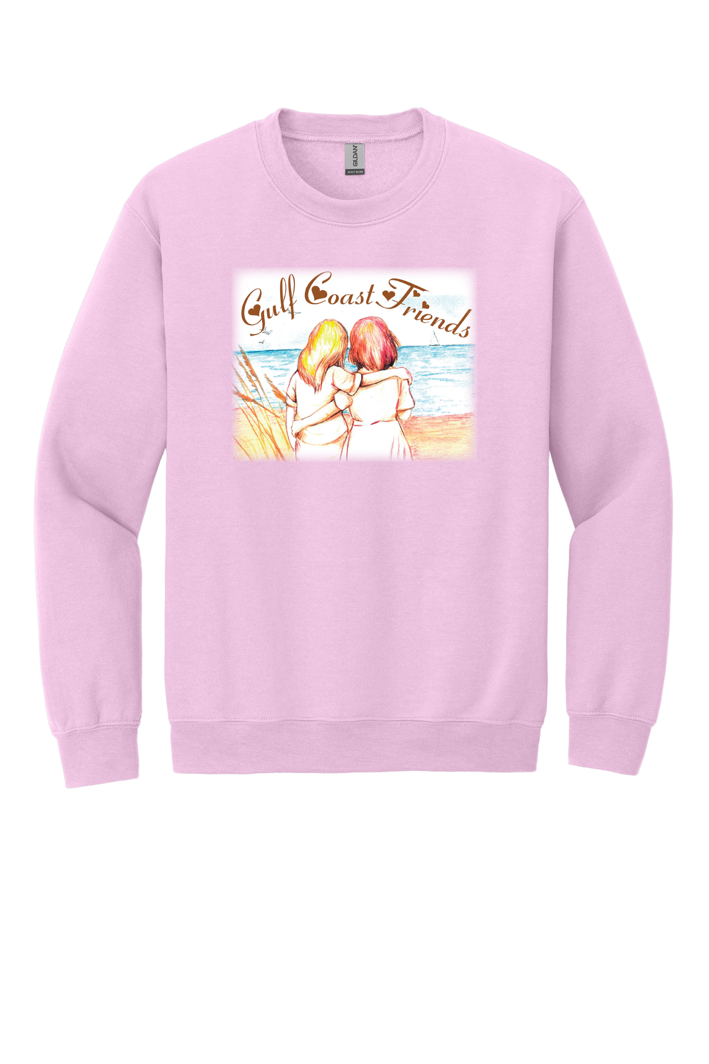 Gulf Coast Friends and Family Crew Neck Sweatshirt