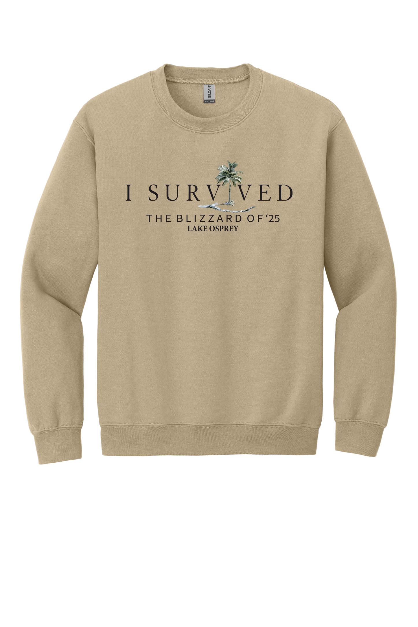 Lake Osprey I Survived the Blizzard of 2025 Sweatshirt