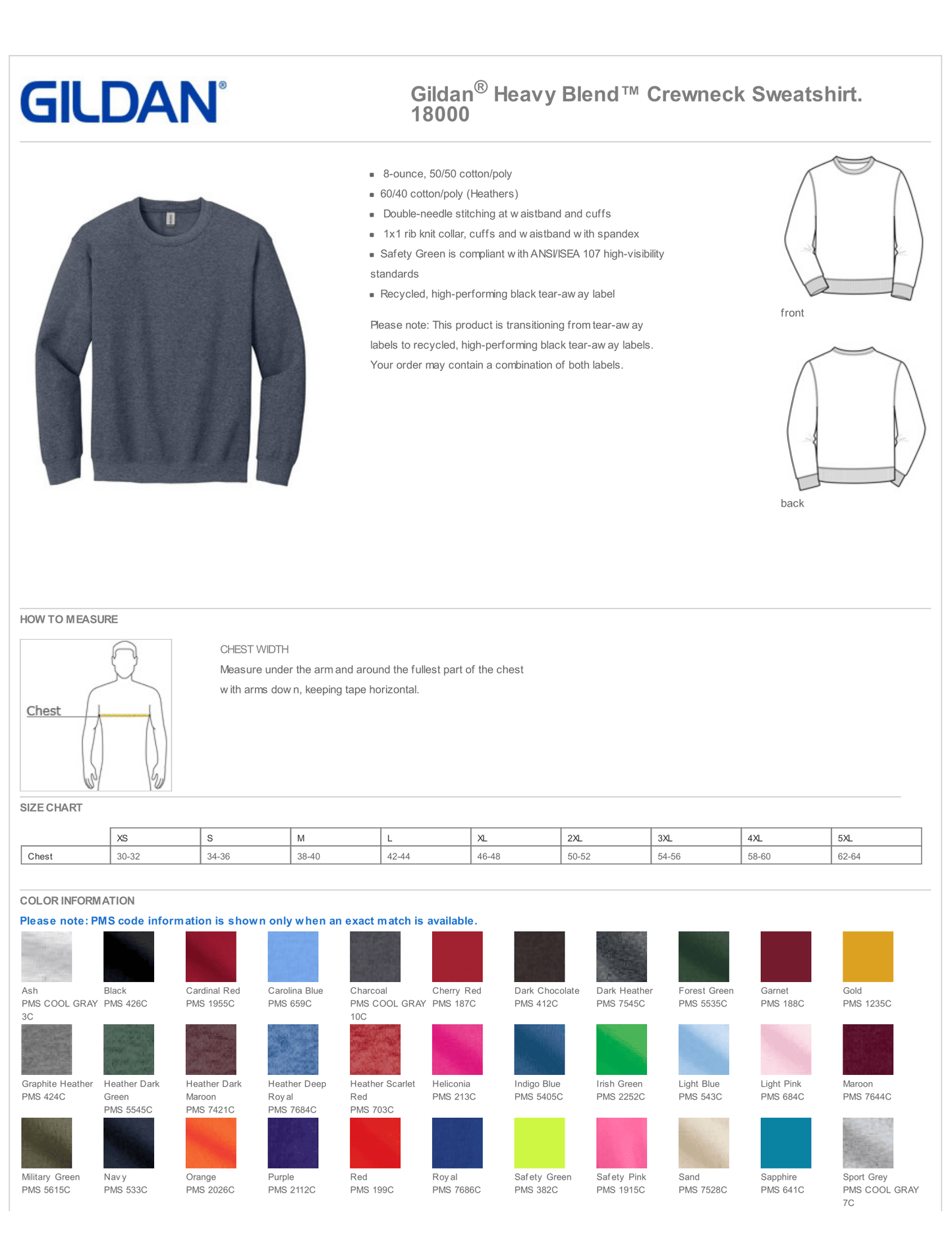 Oakcrest Elementary White Sweatshirt