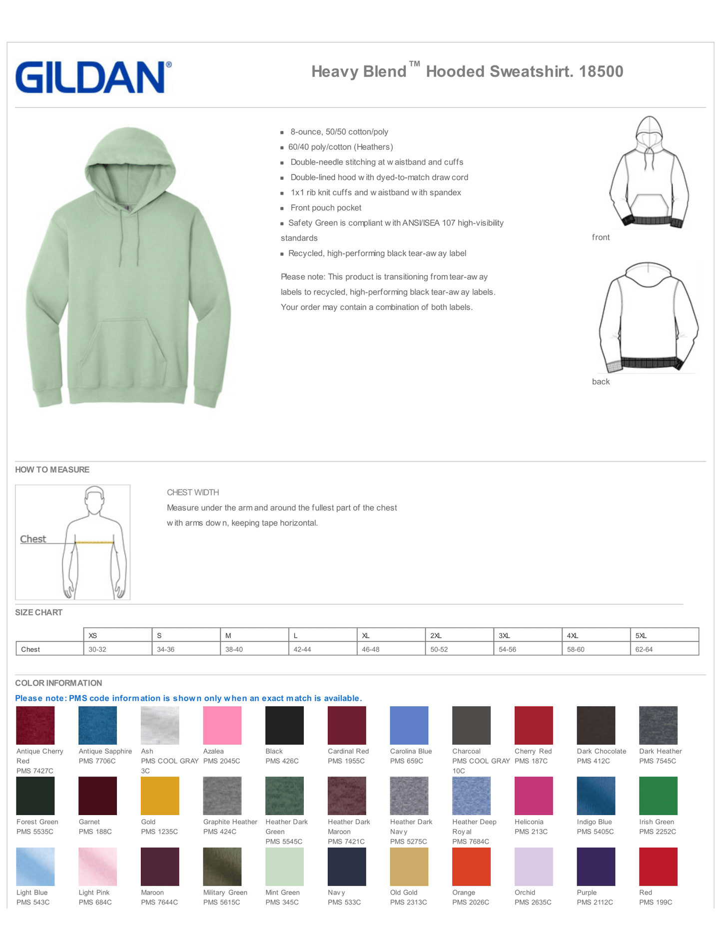 Oakcrest Red Hoodie