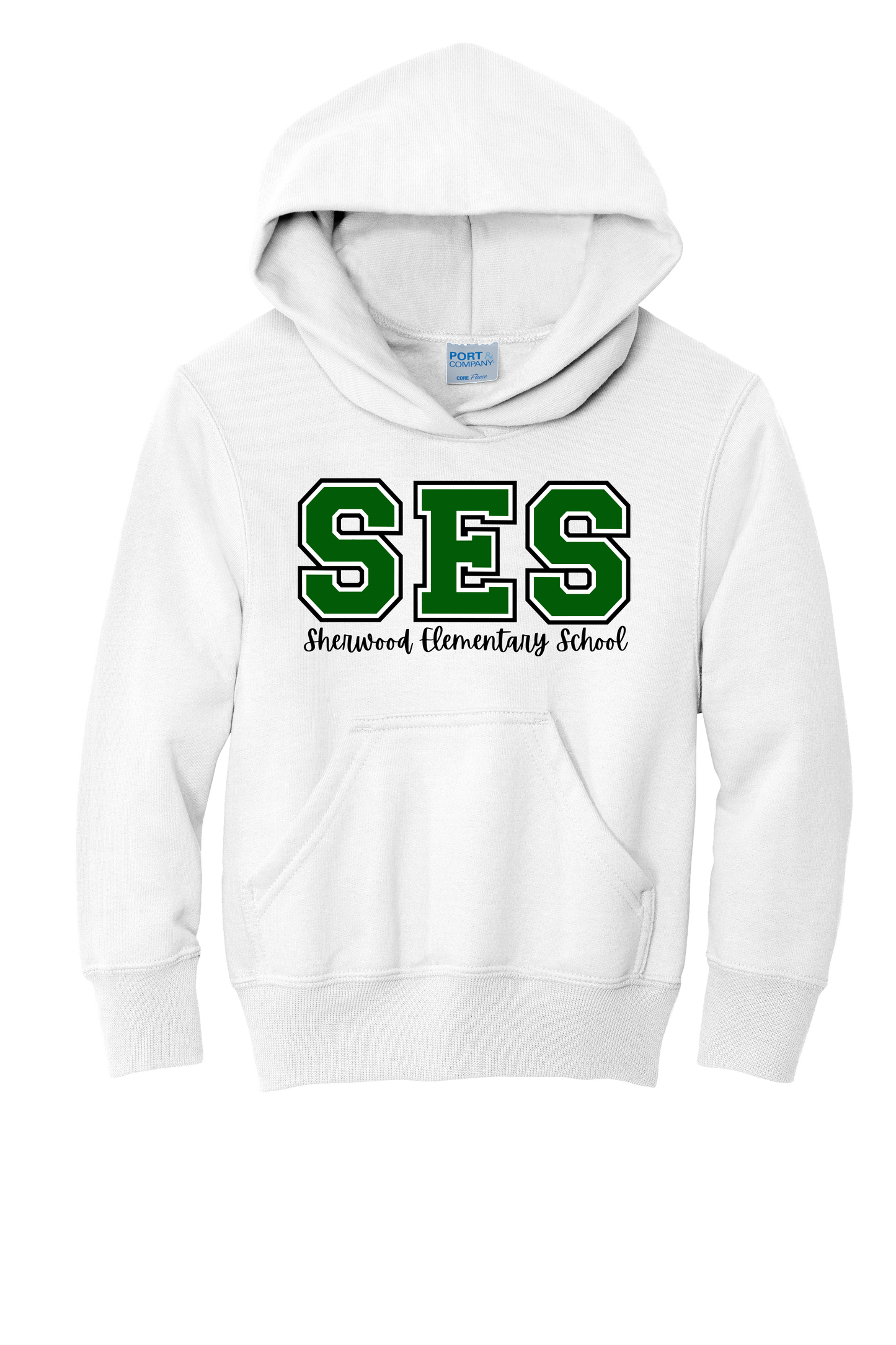 SES Sherwood Elementary School Cotton/Poly Blend Hoodie