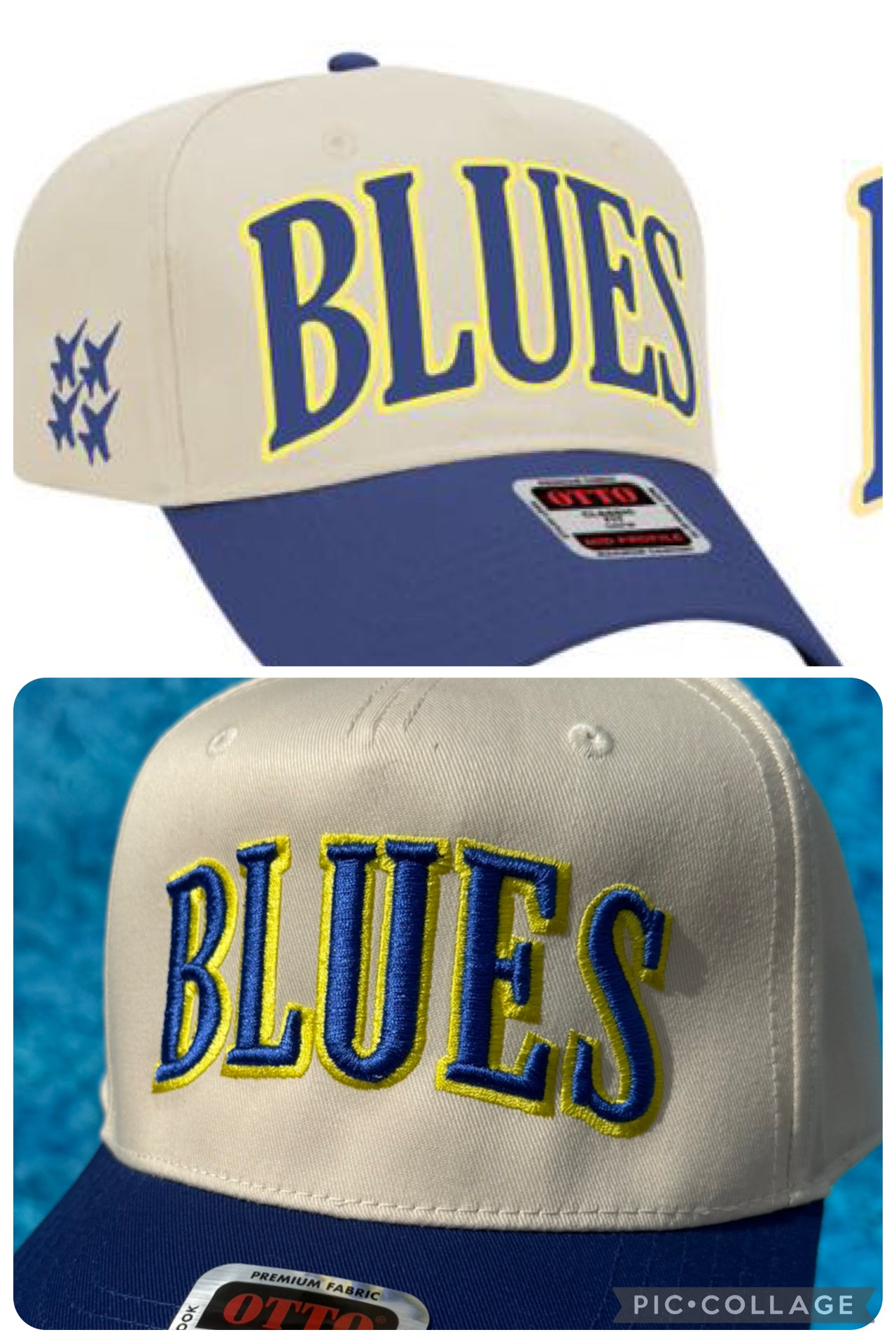 Big Blues Otto Hat-Royal & Natural