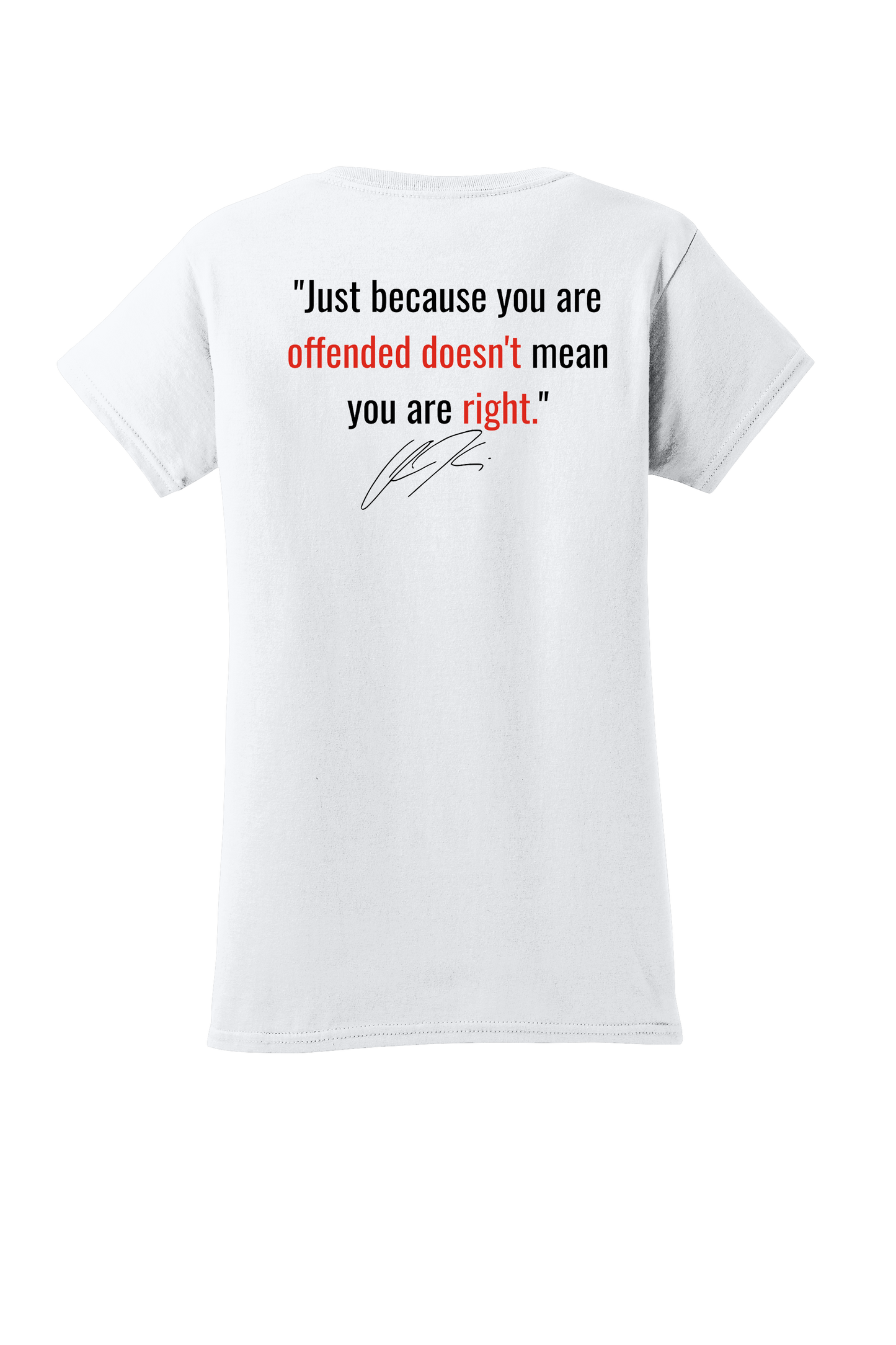Freedom Gildan Softstyle Ladies T-Shirt-White