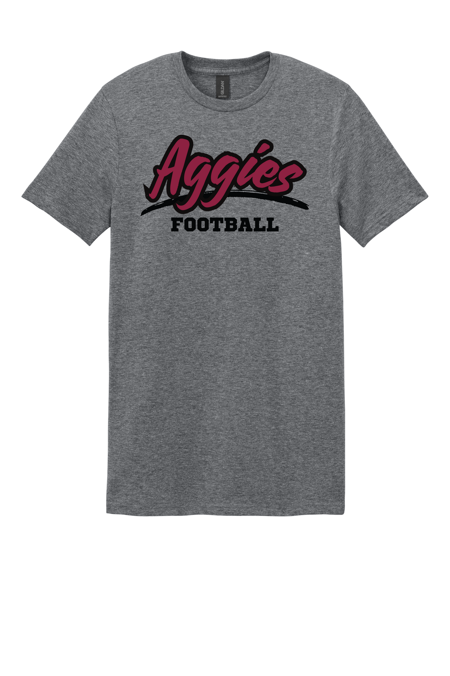 Aggies Football Gildan Softstyle T-Shirt