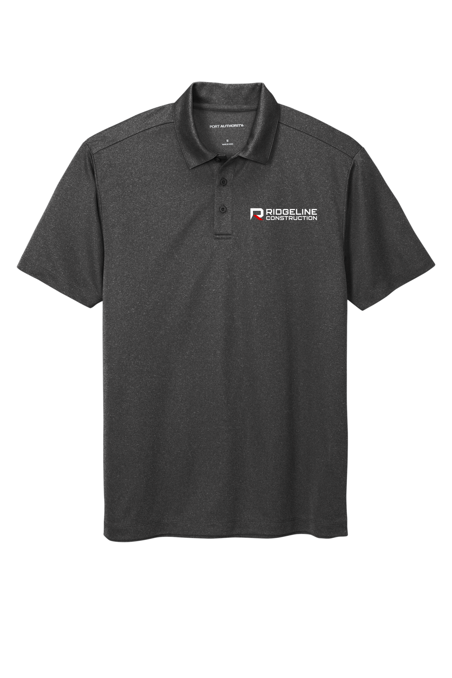 Ridgeline Port Authority Heathered Silk Touch Performance Polo
