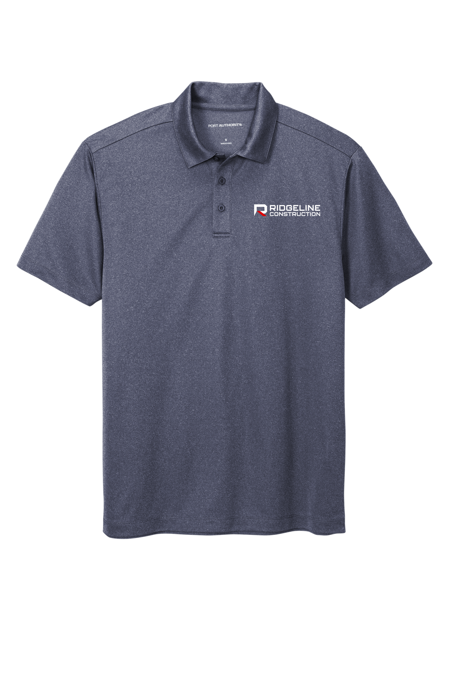 Ridgeline Port Authority Heathered Silk Touch Performance Polo