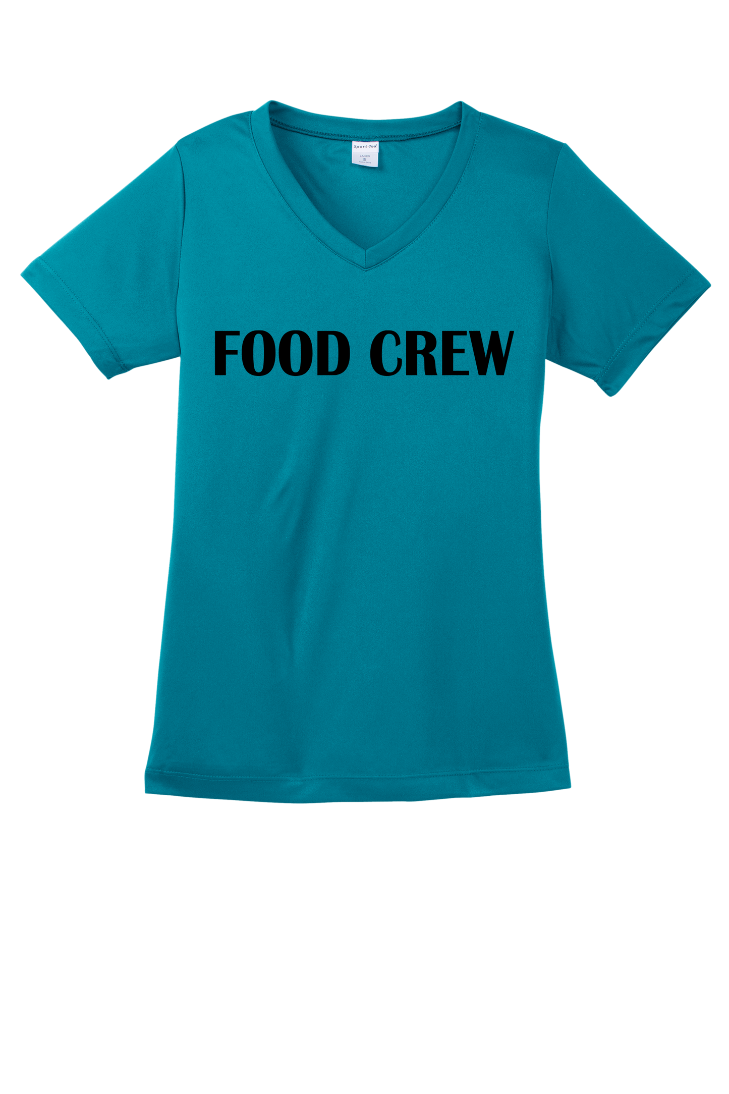 The Table V Neck Ladies Dry Fit Shirt