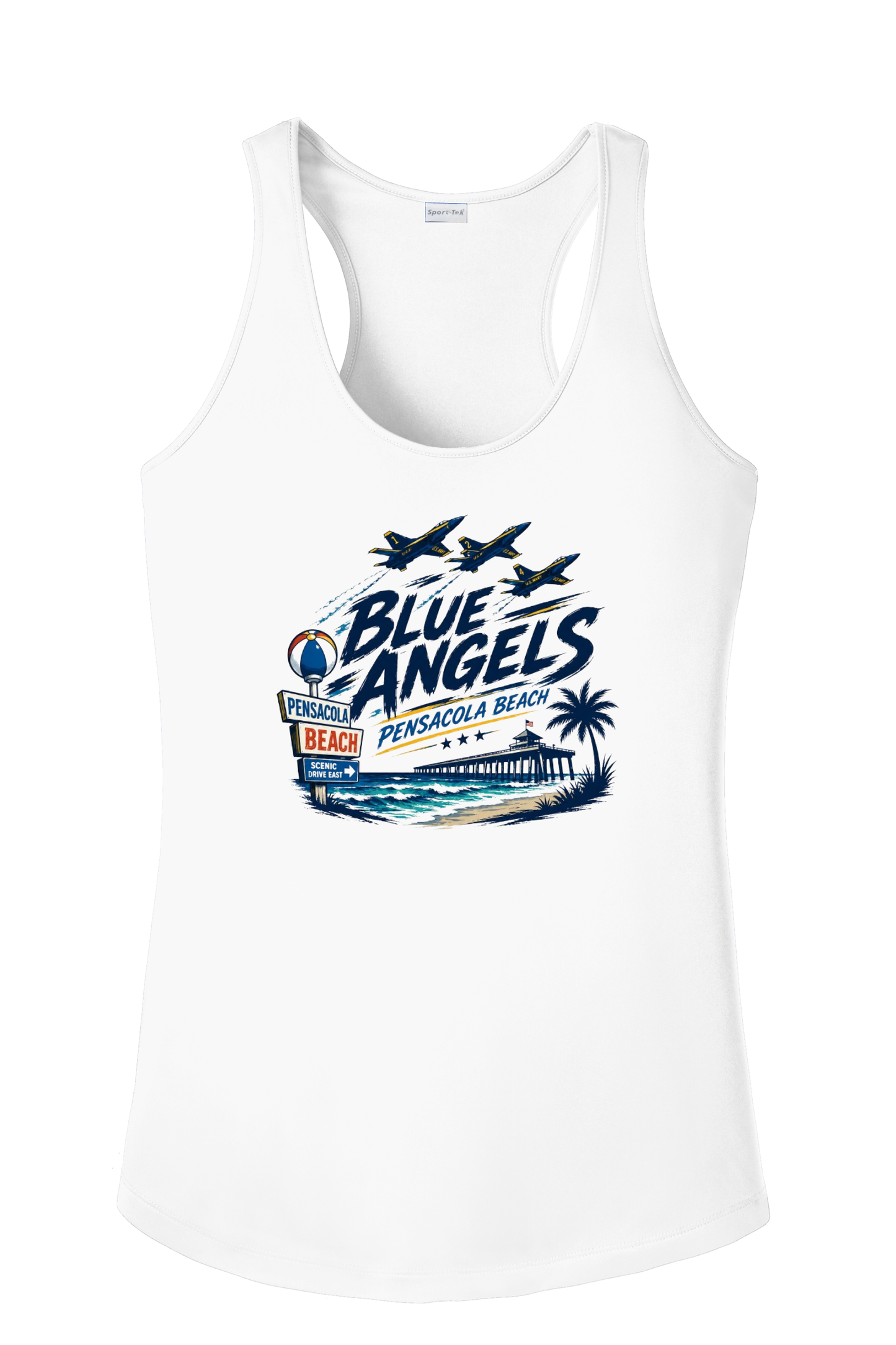 Blue Angels at Pensacola Beach Moisture Wicking Tank