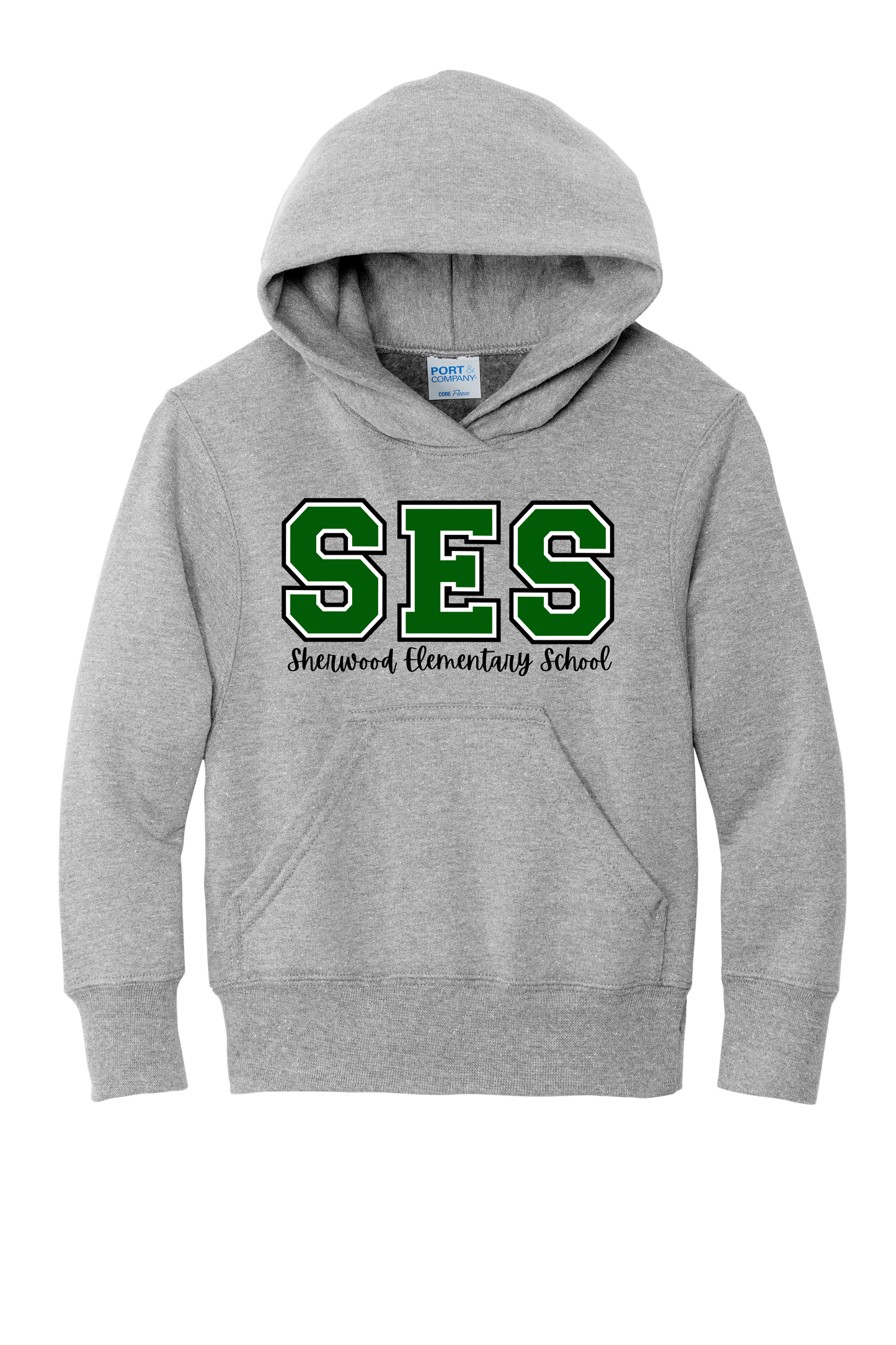 SES Sherwood Elementary School Cotton/Poly Blend Hoodie