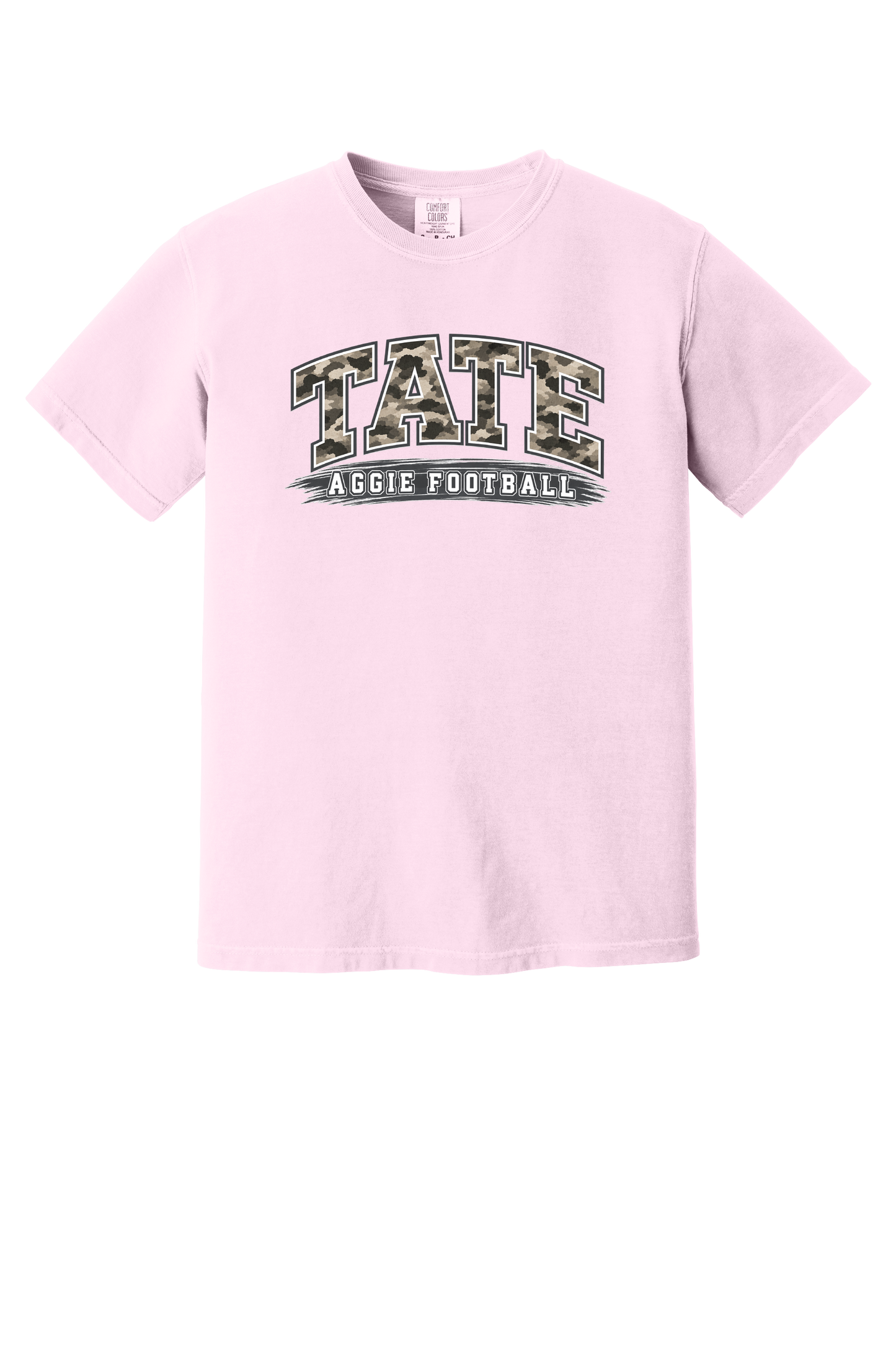 TATE AGGIE FOOTBALL CAMO TEE