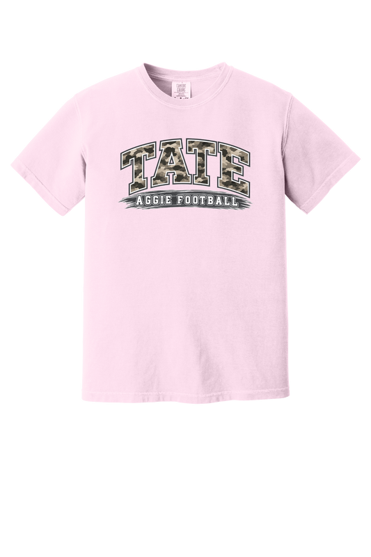 TATE AGGIE FOOTBALL CAMO TEE