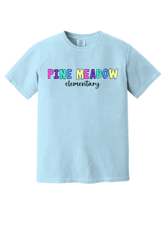 Pine Meadow Elementary Doodle T-Shirt