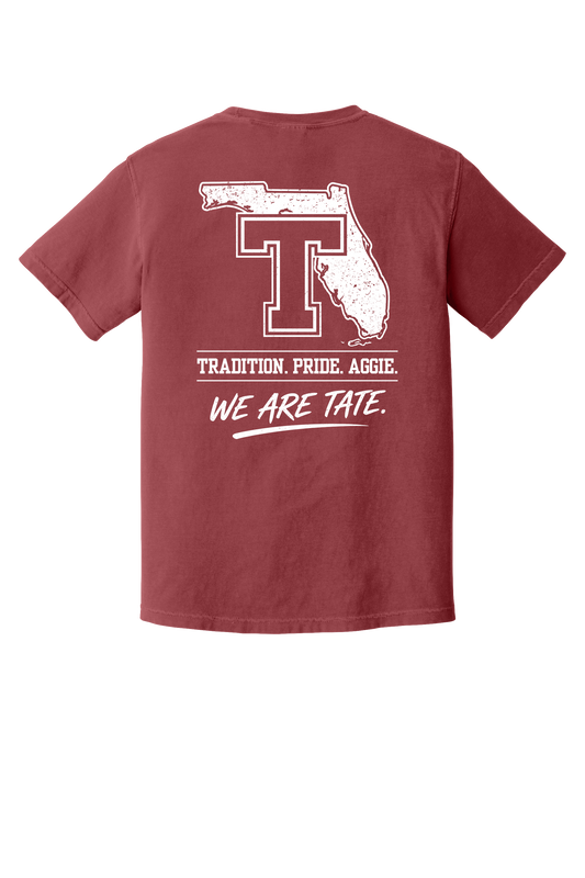 Tate Aggies Tradition & Pride Comfort Colors Tee