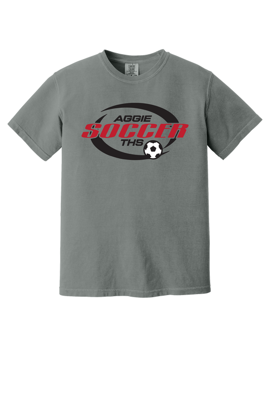 THS Aggie Soccer Gray Comfort Color T-Shirt