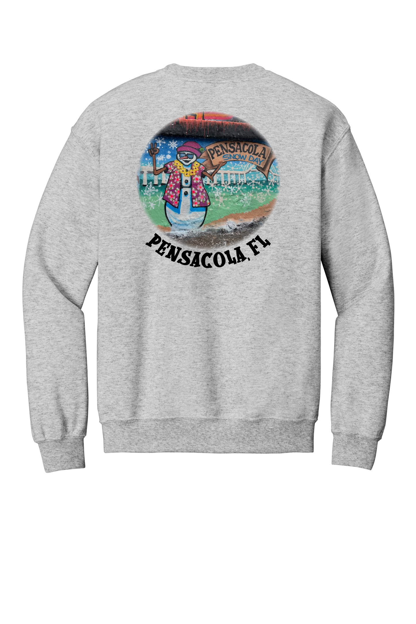 Pensacola Snow Day Survivor Sweatshirt-Gildan