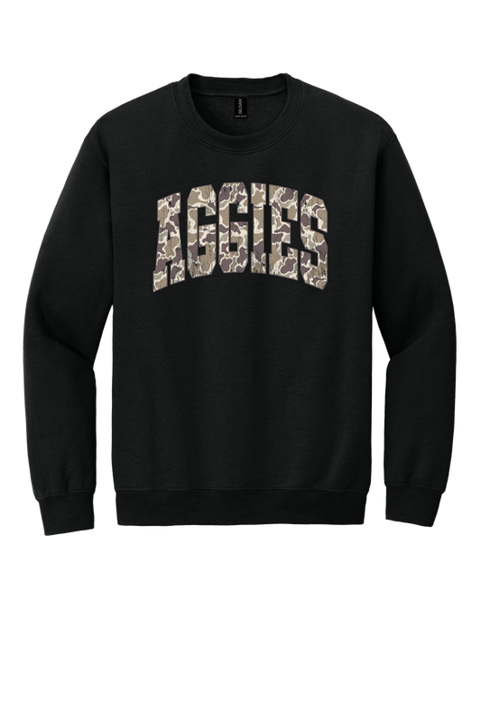 Aggies Camo Crewneck