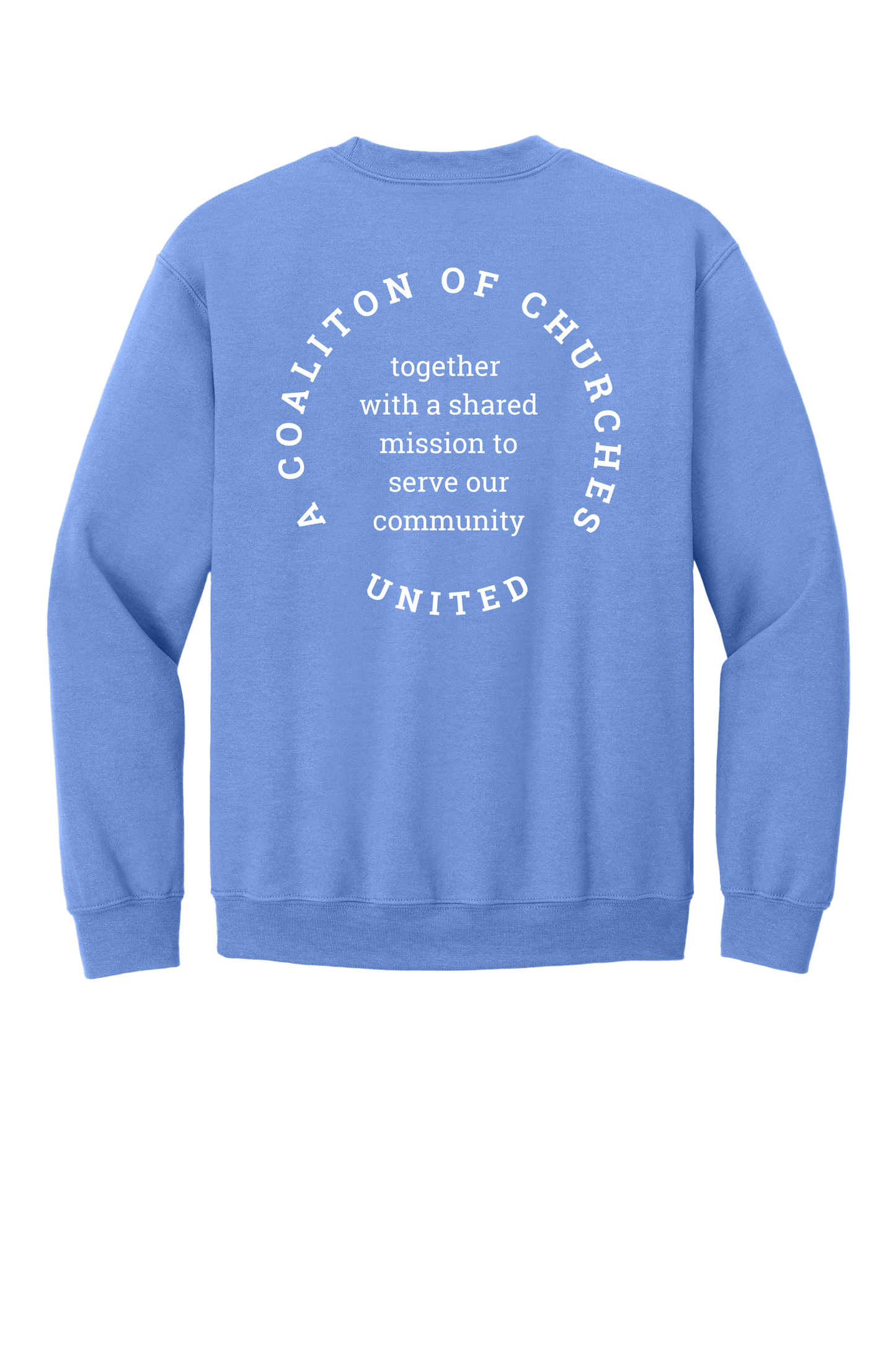 One Church Gildan - Heavy Blend™ Crewneck Sweatshirt-Carolina Blue