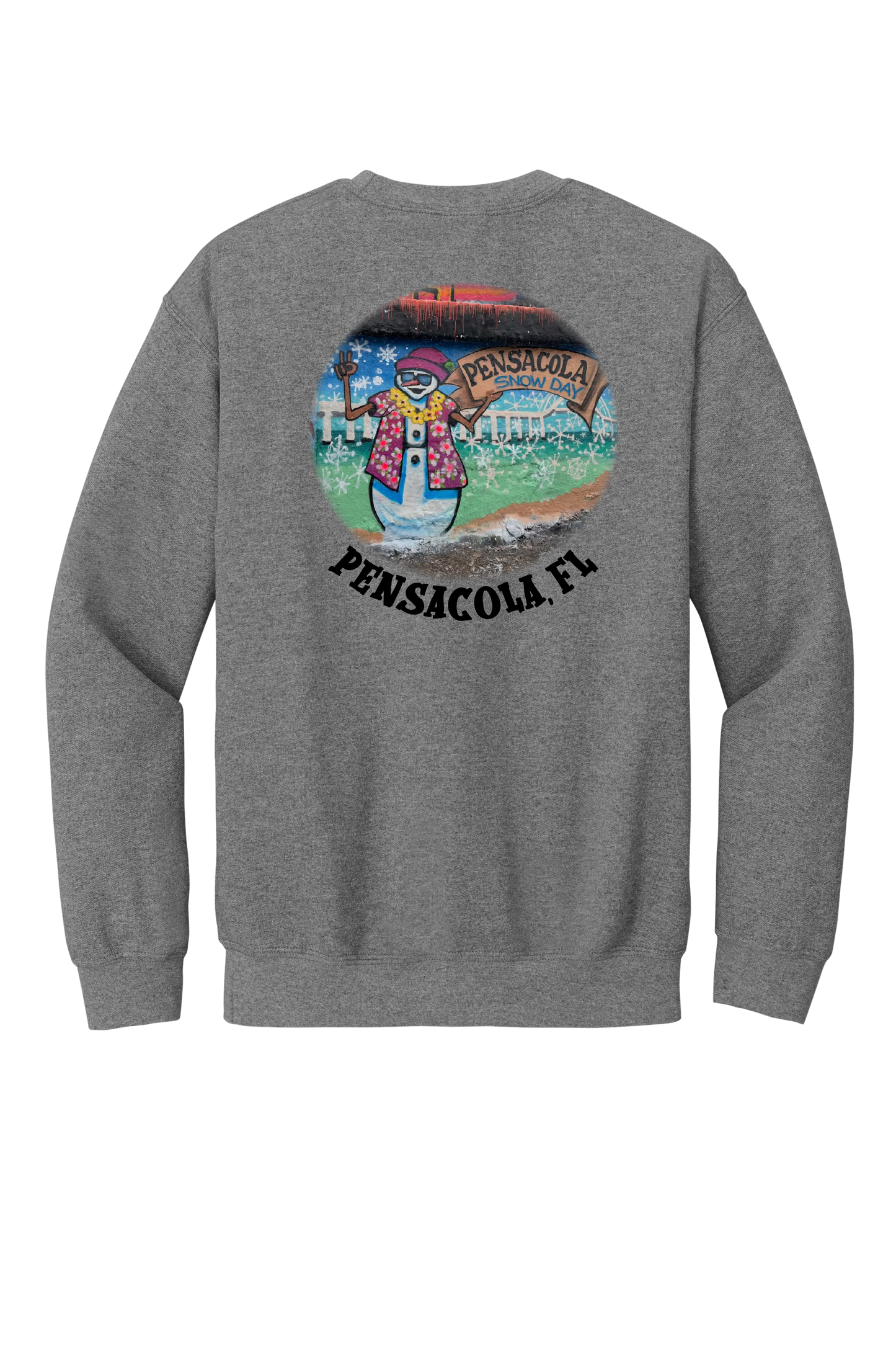 Pensacola Snow Day Survivor Sweatshirt-Gildan