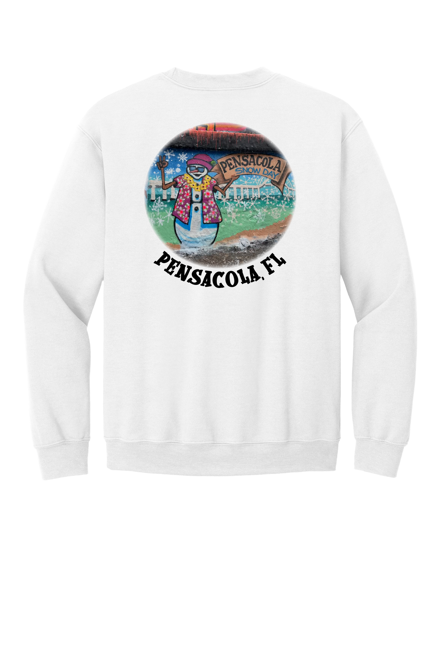 Pensacola Snow Day Survivor Sweatshirt-Gildan