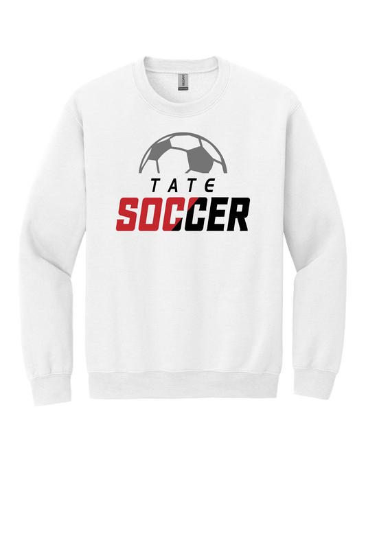 Tate Soccer White Sweatshirt