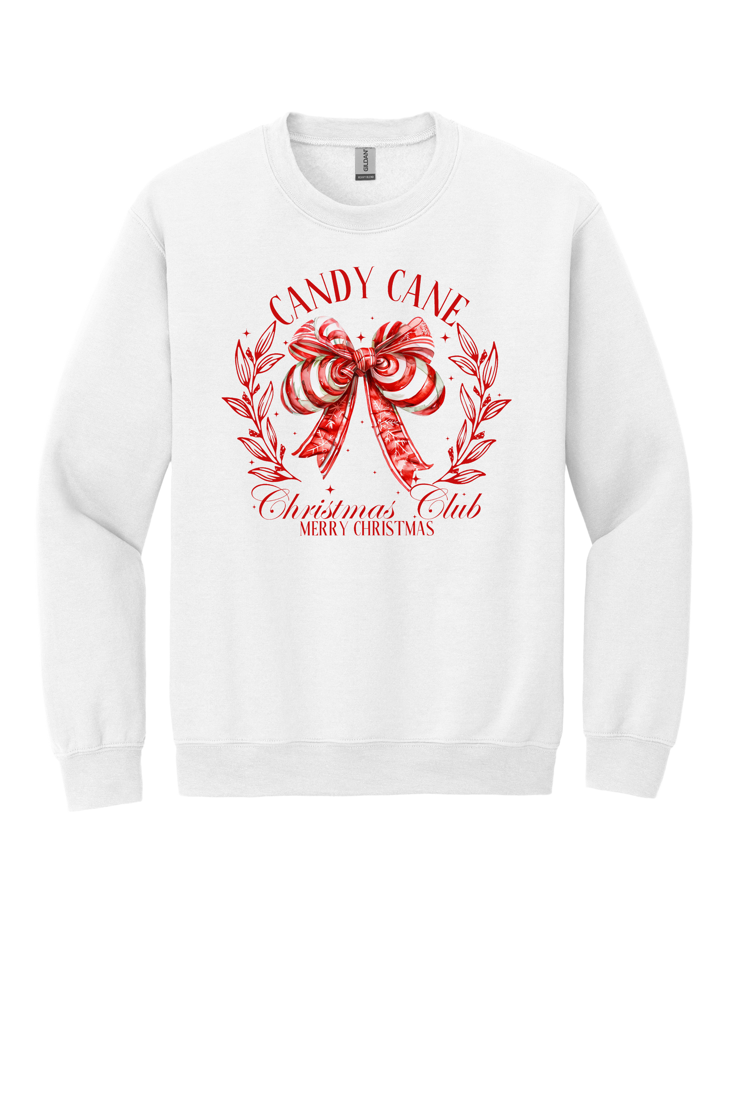 Candy Cane Christmas Club on White