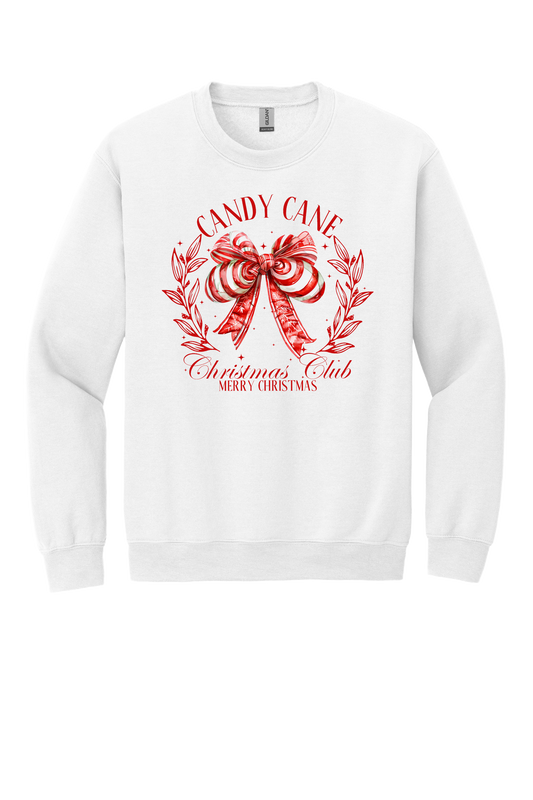 Candy Cane Christmas Club on White