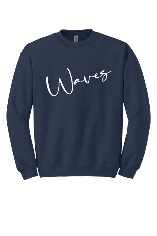 WF Waves Script Embroidered Sweatshirt