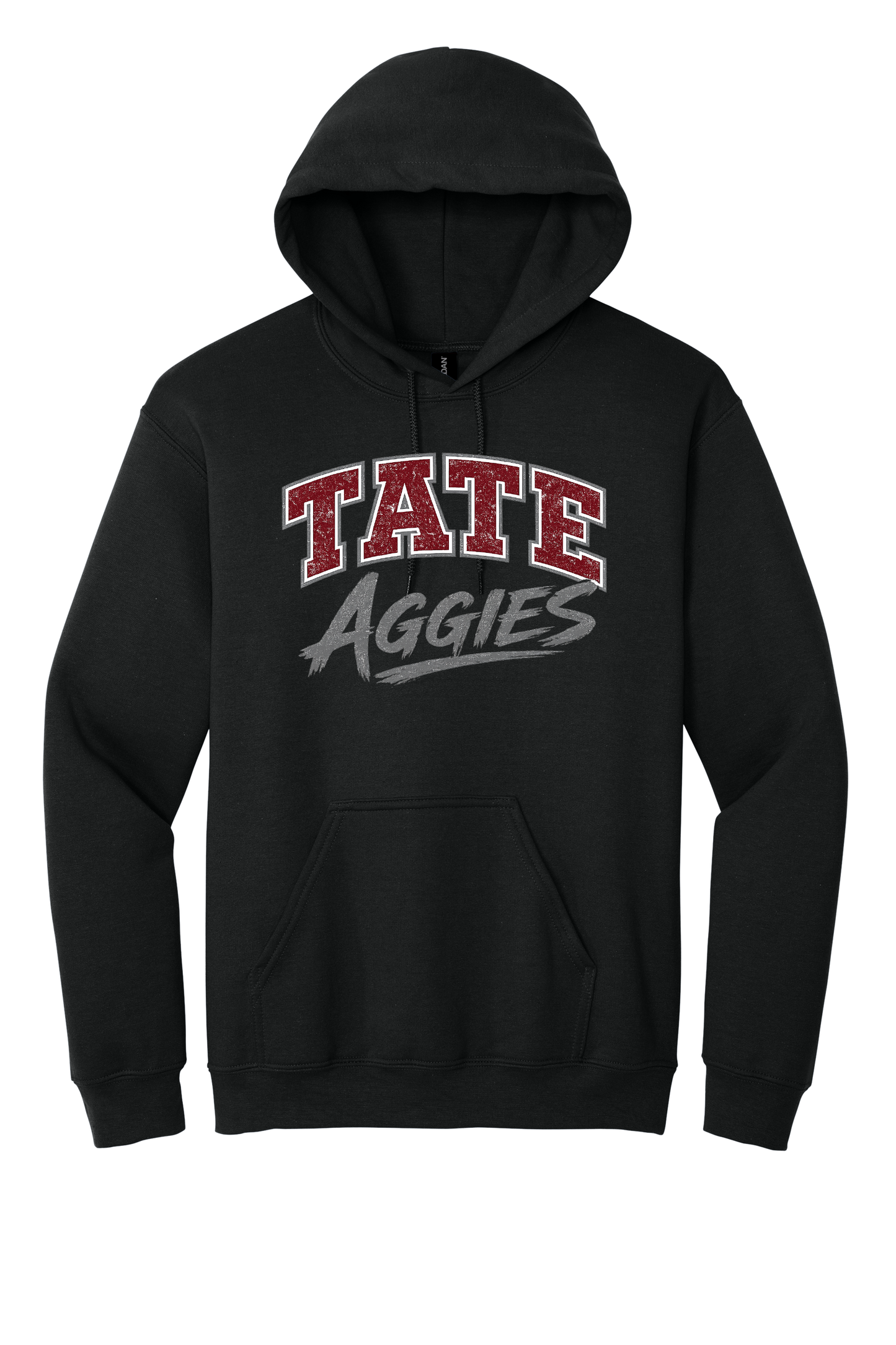 Tate Aggies Black Pullover Hoodie