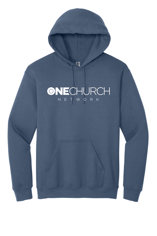 One Church Gildan - Heavy Blend™ Hooded Sweatshirt-Indigo Blue