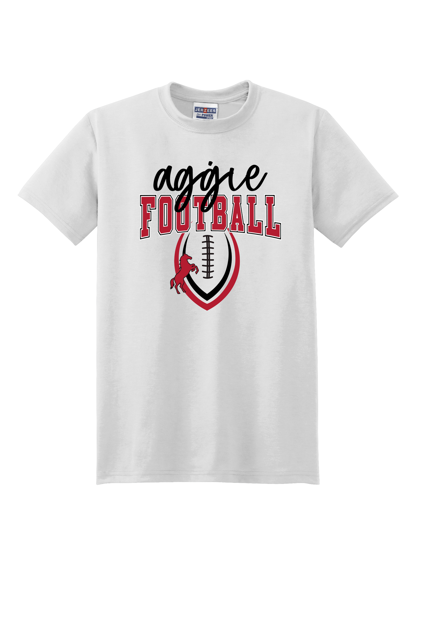 Aggie Football T-Shirt-White
