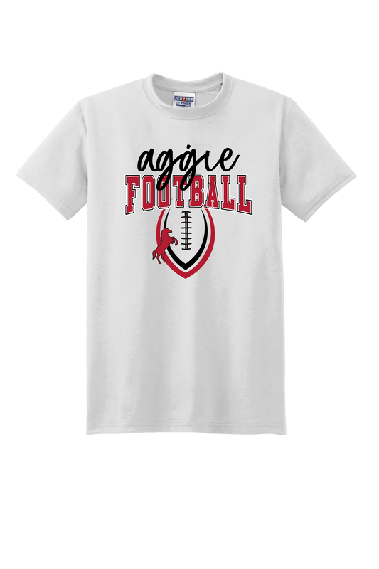 Aggie Football T-Shirt-White