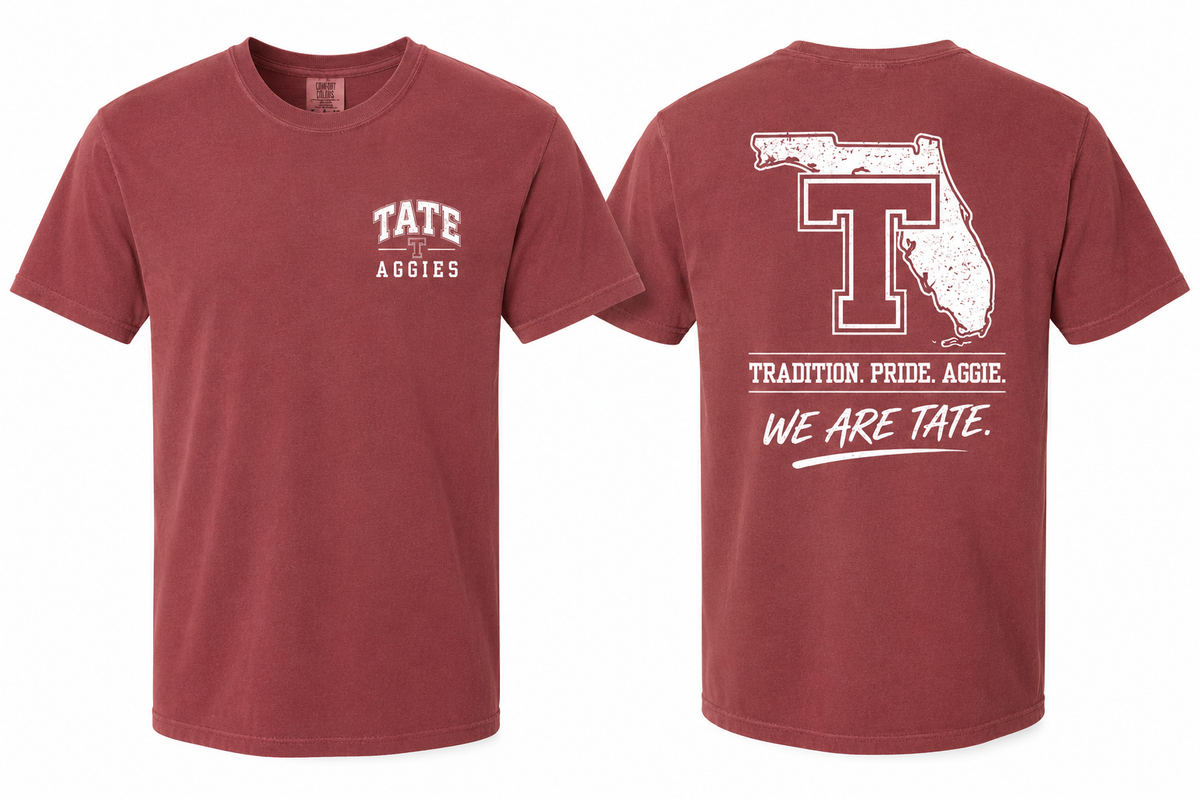 Tate Aggies Tradition & Pride Comfort Colors Tee