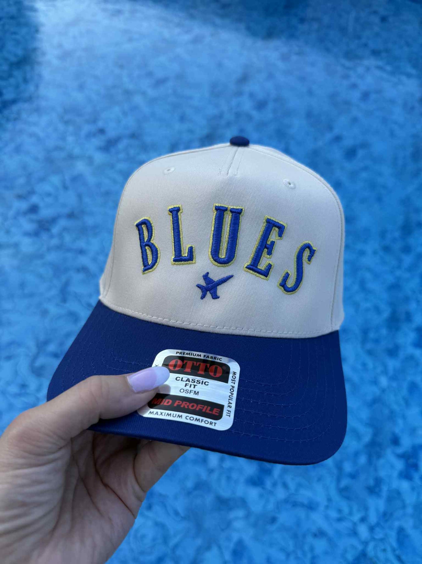 Little Blues Otto Hat-Royal & Natural
