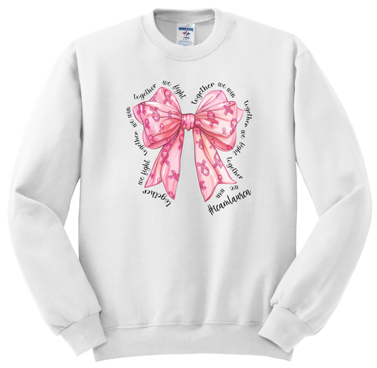 Lauren Strong Coquette White Sweatshirt