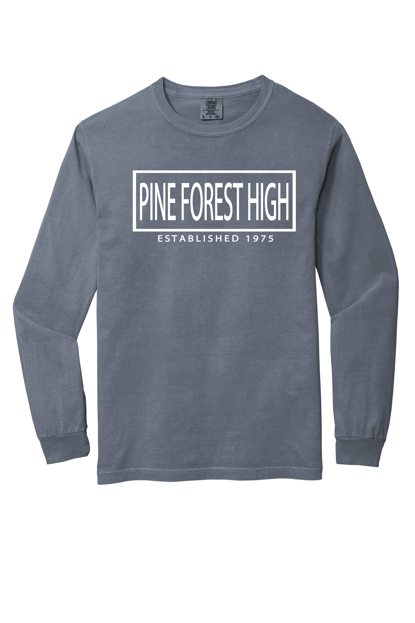 Pine Forest Comfort Color Long Sleeve T-Shirt