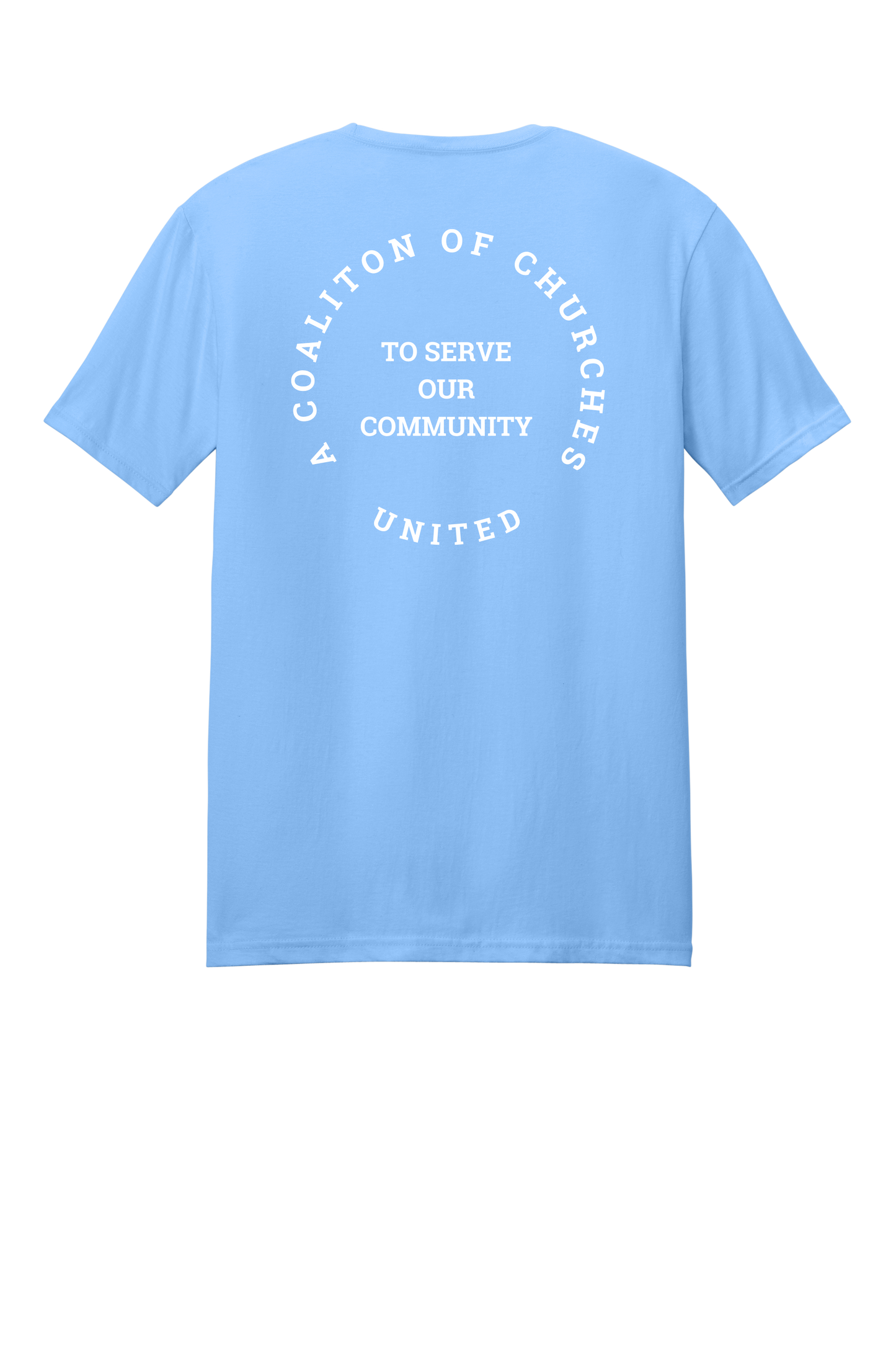 One Touch Church T-Shirt-Carolina Blue