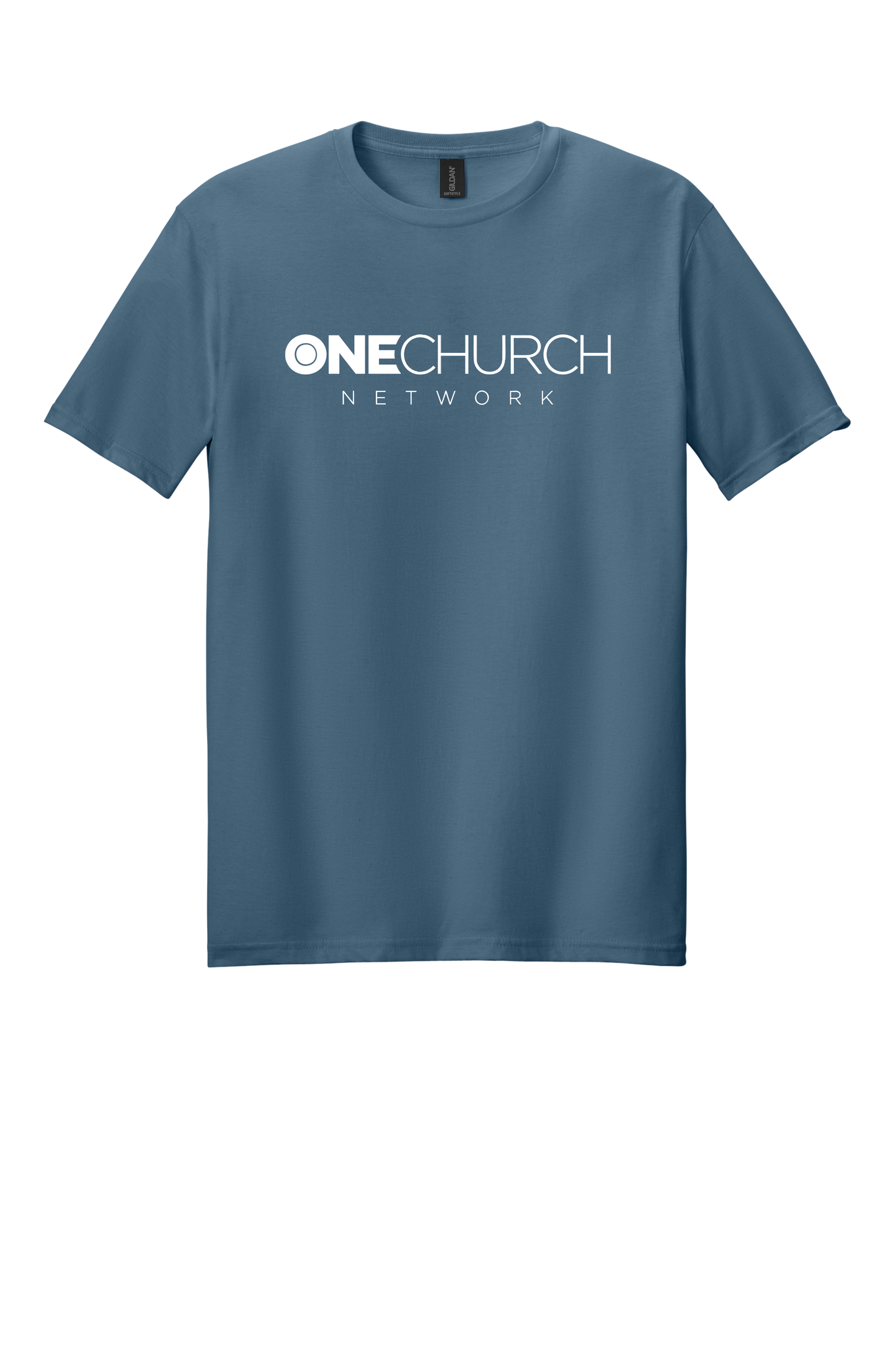 One Church Cotton T-Shirt-Indigo Blue