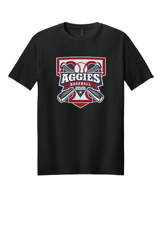 Tate Baseball 2026 Roster T-Shirt-Gildan Softstyle