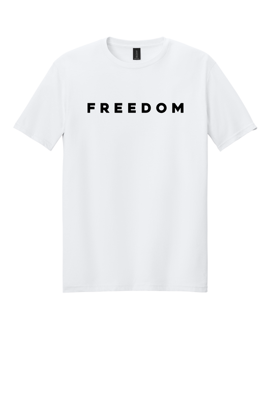 Freedom Gildan Softstyle T-Shirt-White