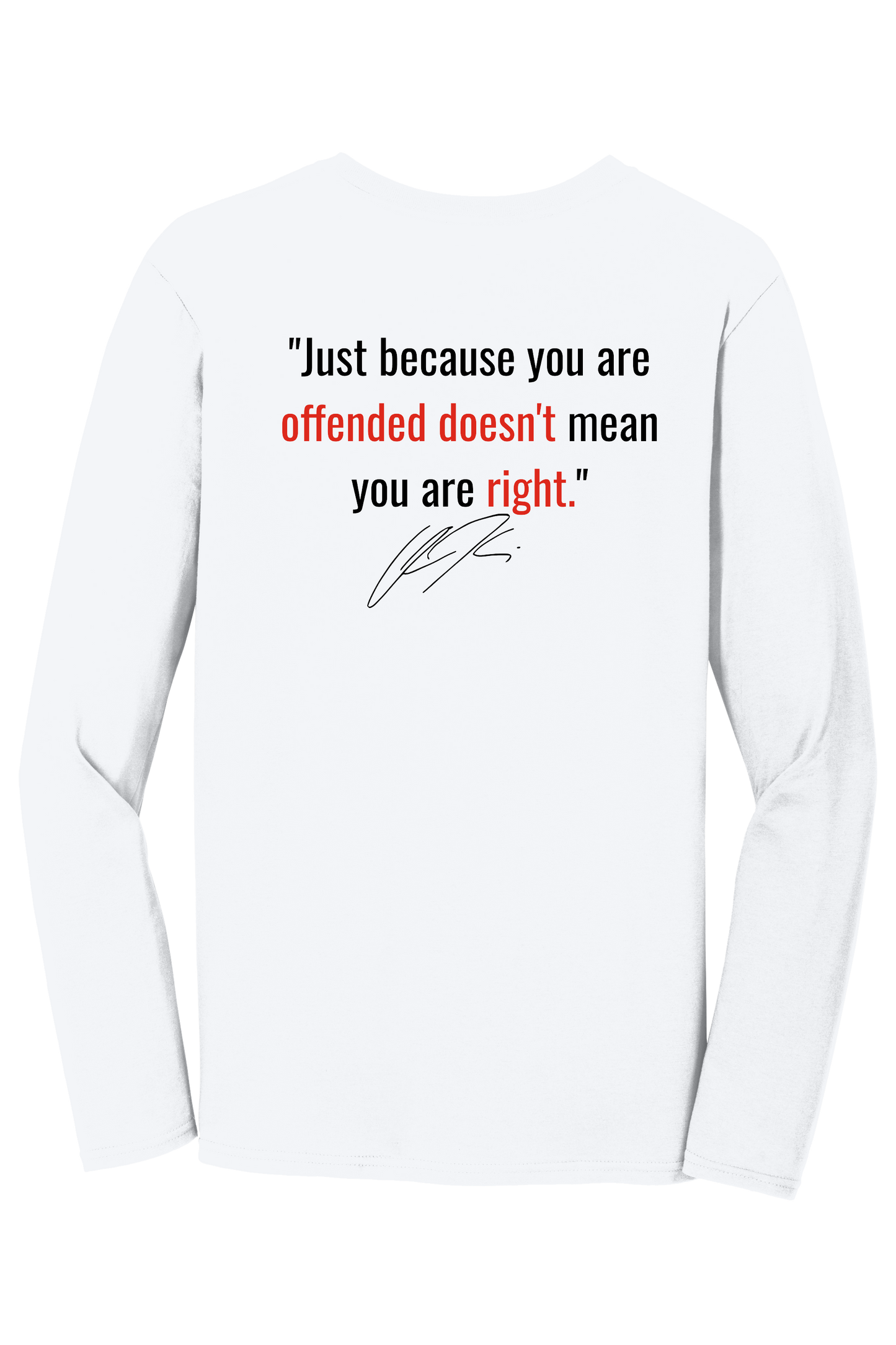 Freedom Gildan Softstyle Long Sleeve T-Shirt-White