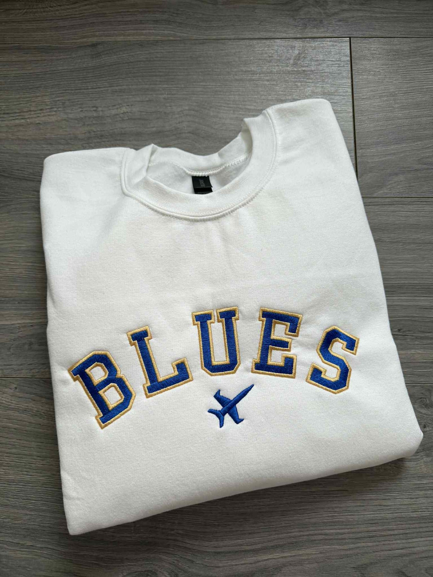 Blues Embroidered Sweatshirt