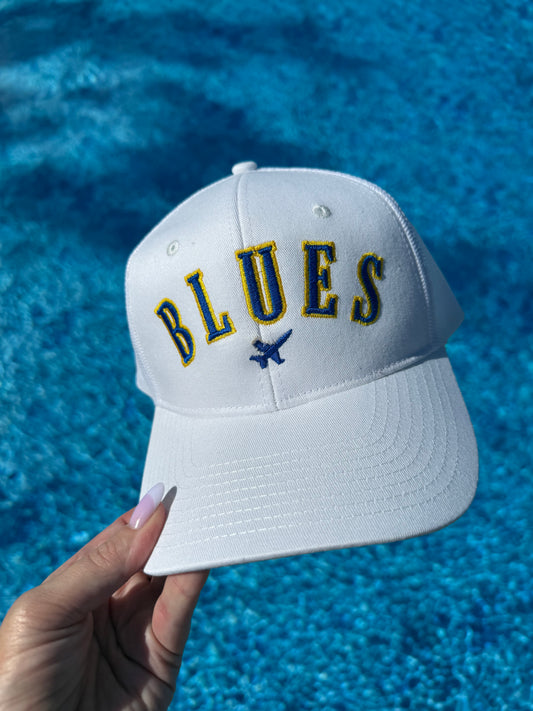 Little Blues White Trucker Hat