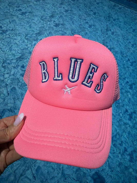 Little Blues Foam Neon Pink Hat