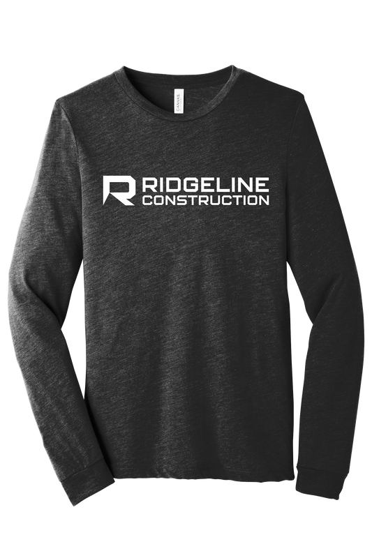 Ridgeline Bella & Canvas Tri-Blend Long Sleeve T-Shirt-Ridgeline Logo