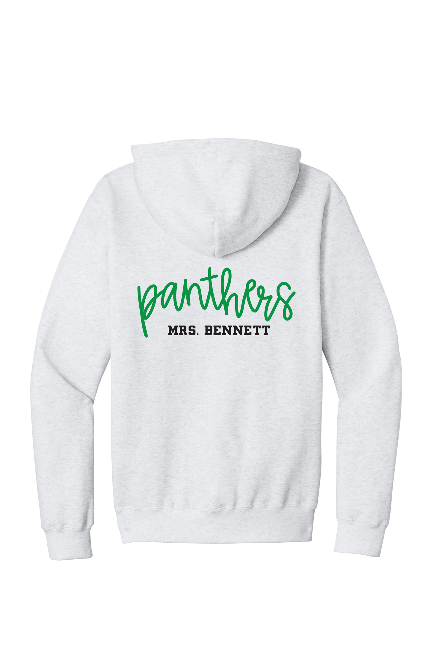 Pine Meadow Panthers Ash Zip Hoodie-Embroidered