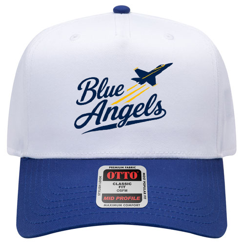 Blue Angels Royal and White Otto Cap