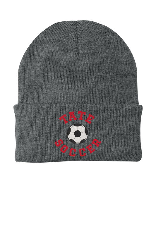 Tate Soccer Embroidered Beanie