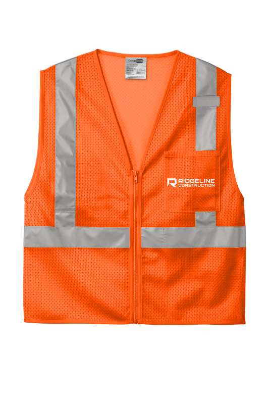 Ridgeline CornerStone® ANSI 107 Class 2 Mesh Zippered Vest